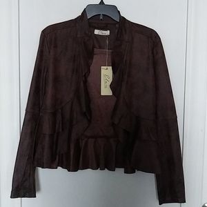 Elan faux leather jacket